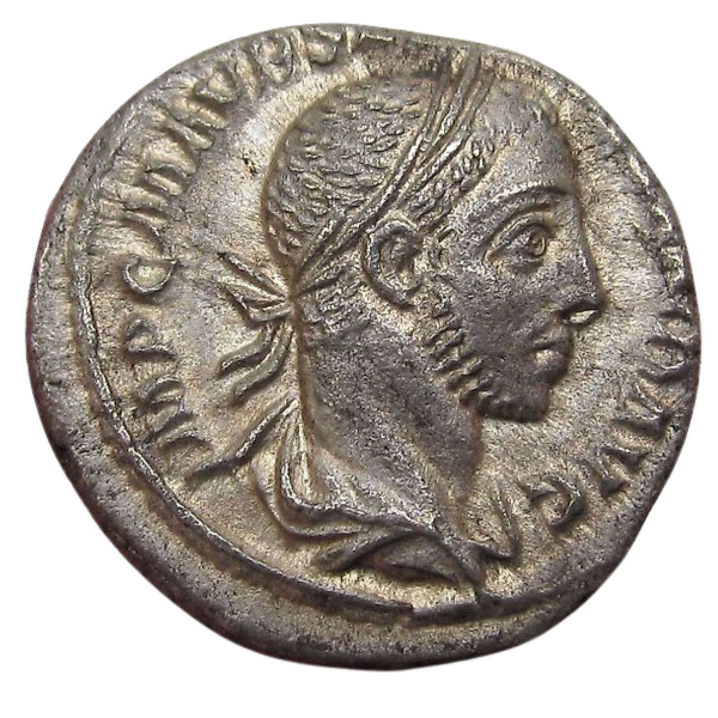 SILVER DENARIUS ALEXANDER SEVERUS · Roman Empire · 227 AD