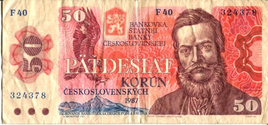 50 KORUN "LUDOVÍT STÚR" · Czechoslovakia · 1987
