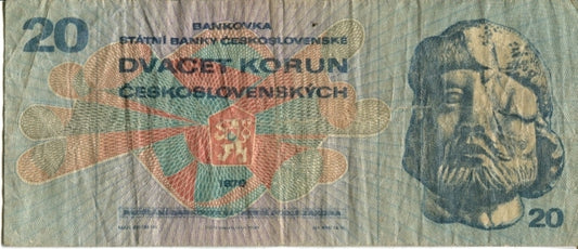 20 KORUN "JAN ZIZKA" · Czechoslovakia · 1970
